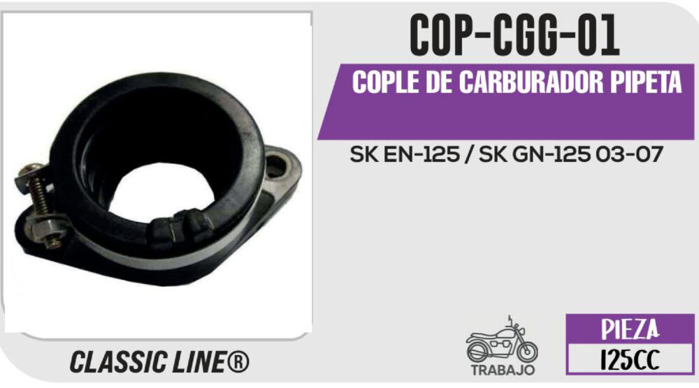 COPLE DE CARBURADOR PIPETA