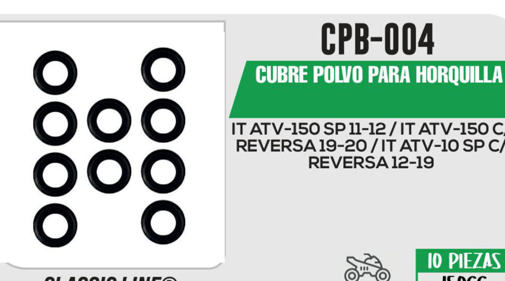 CUBRE POLVO PARA HORQUILLA