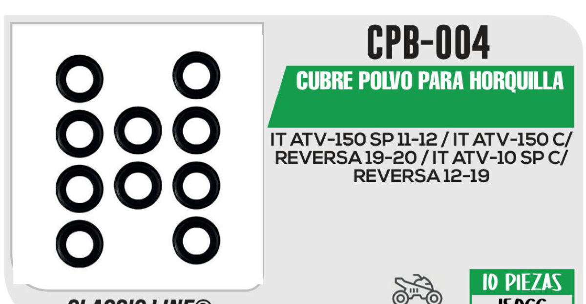 CUBRE POLVO PARA HORQUILLA