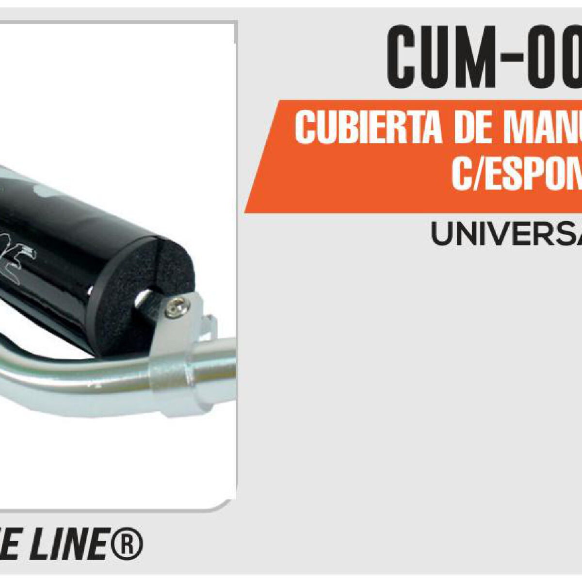 CUBIERTA DE MANUBRIO NEGRO C/ESPONJA