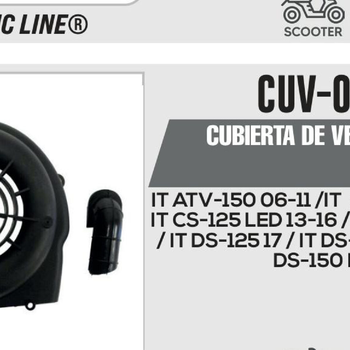 CUBIERTA DE VENTILADOR