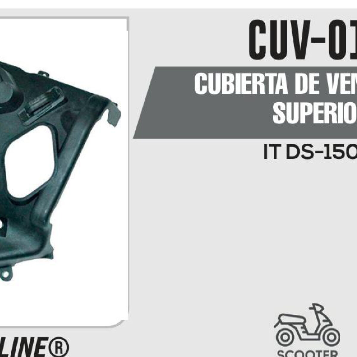 CUBIERTA DE VENTILADOR SUPERIOR