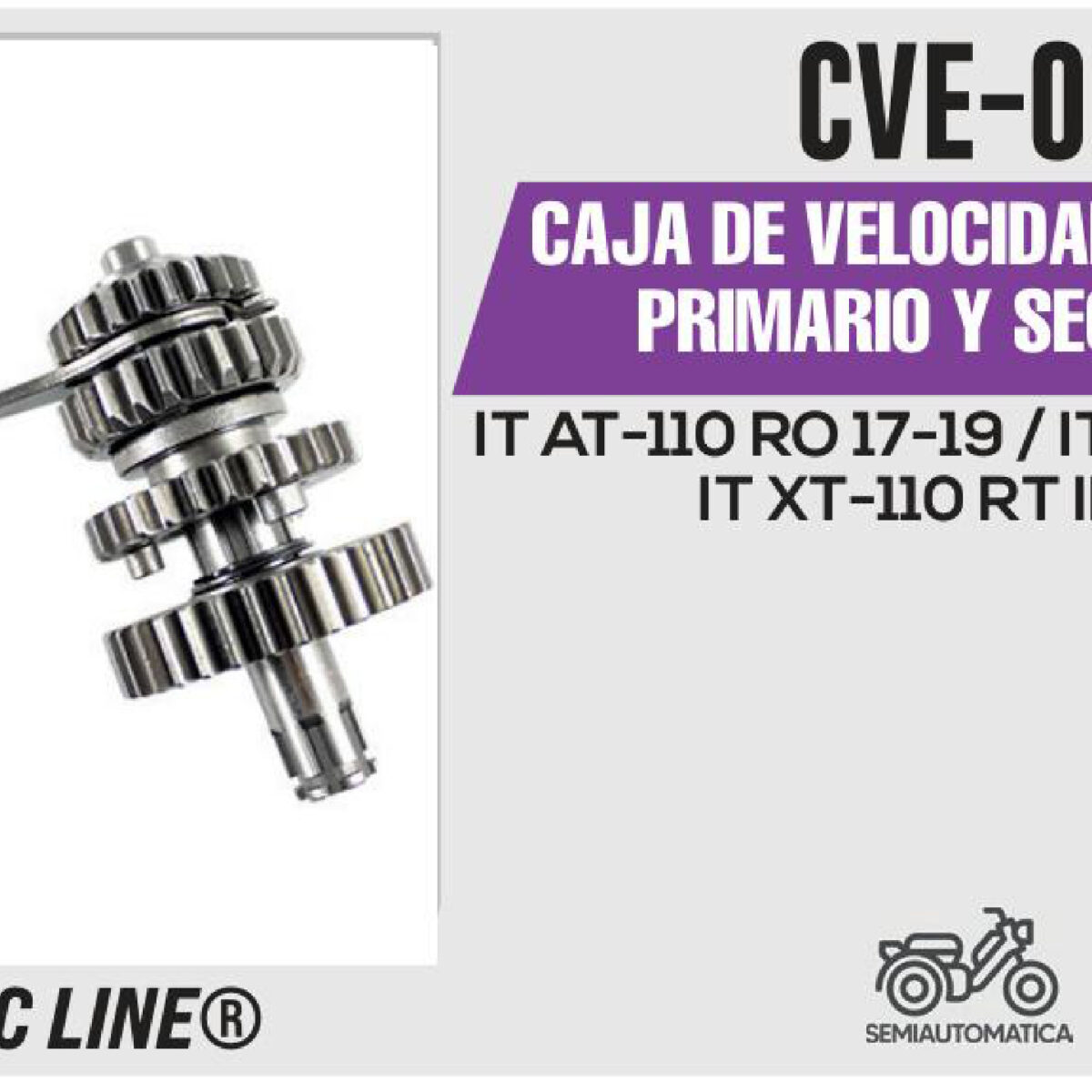 CAJA DE VELOCIDADES ENGRANE PRIMARIO Y SECUNDARIO