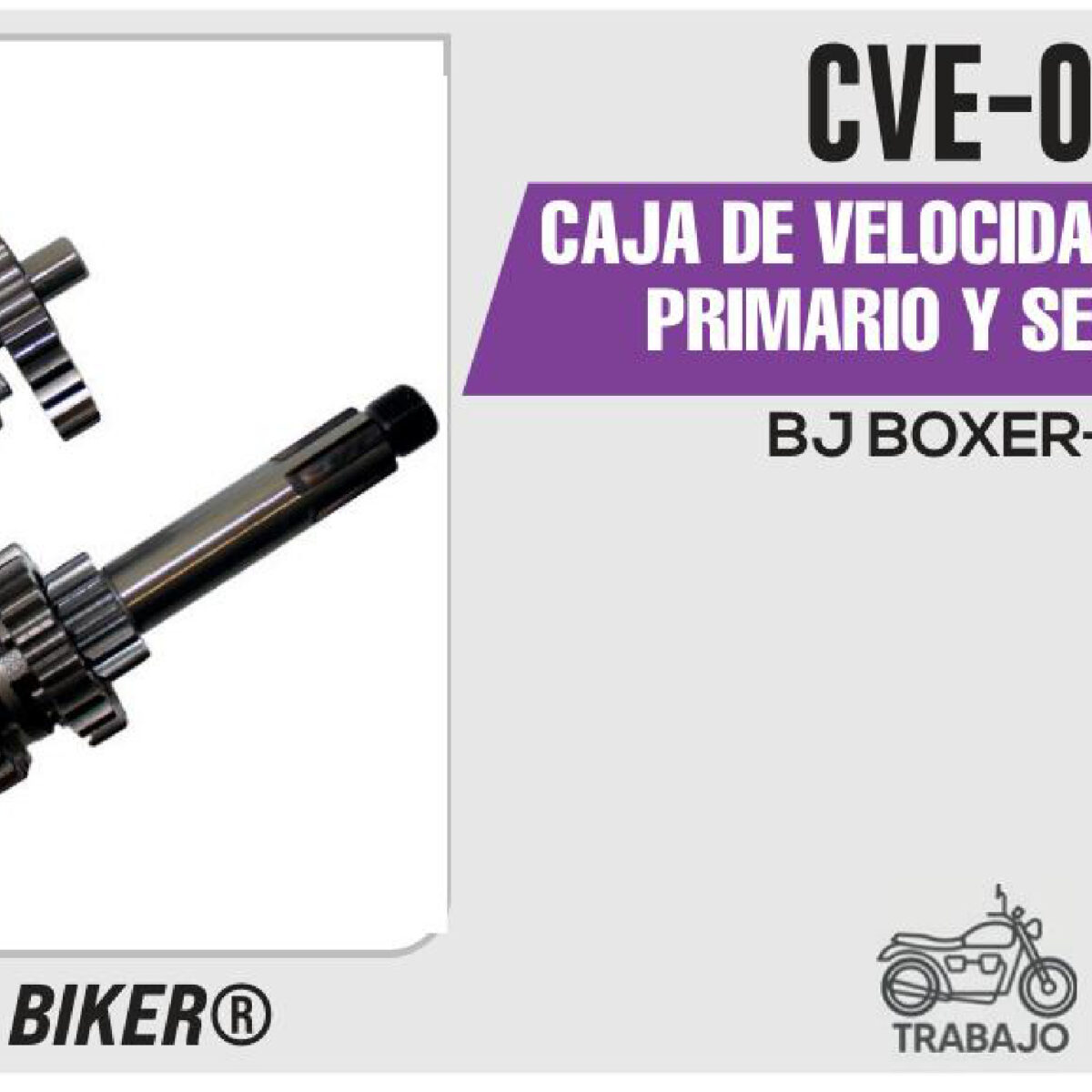 CAJA DE VELOCIDADES ENGRANE PRIMARIO Y SECUNDARIO