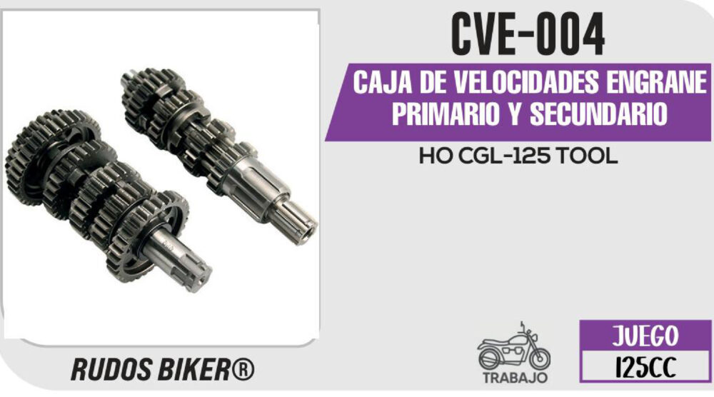CAJA DE VELOCIDADES ENGRANE PRIMARIO Y SECUNDARIO