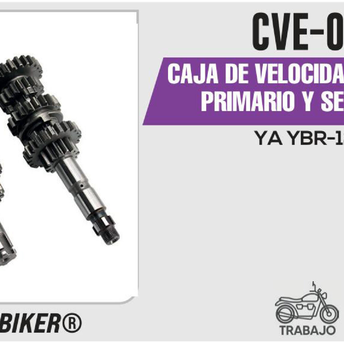 CAJA DE VELOCIDADES ENGRANE PRIMARIO Y SECUNDARIO