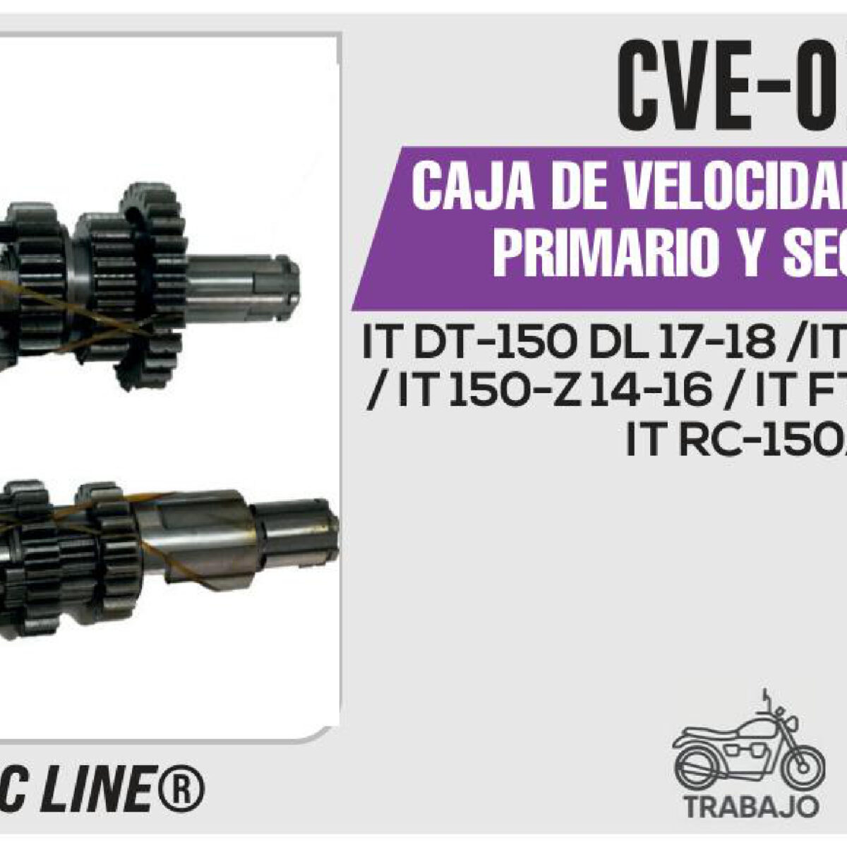 CAJA DE VELOCIDADES ENGRANE PRIMARIO Y SECUNDARIO