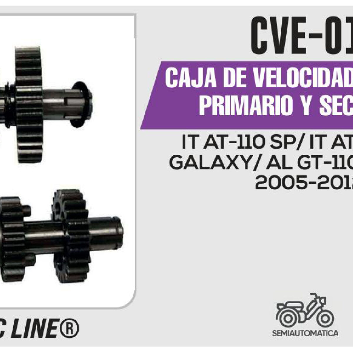 CAJA DE VELOCIDADES ENGRANE PRIMARIO Y SECUNDARIO