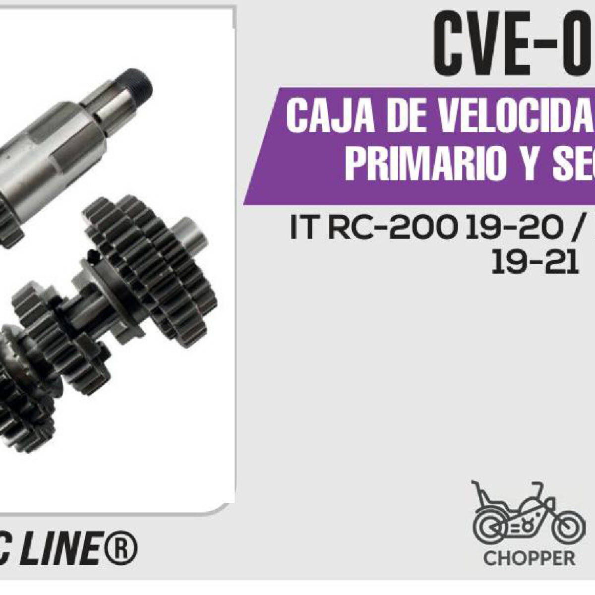 CAJA DE VELOCIDADES ENGRANE PRIMARIO Y SECUNDARIO