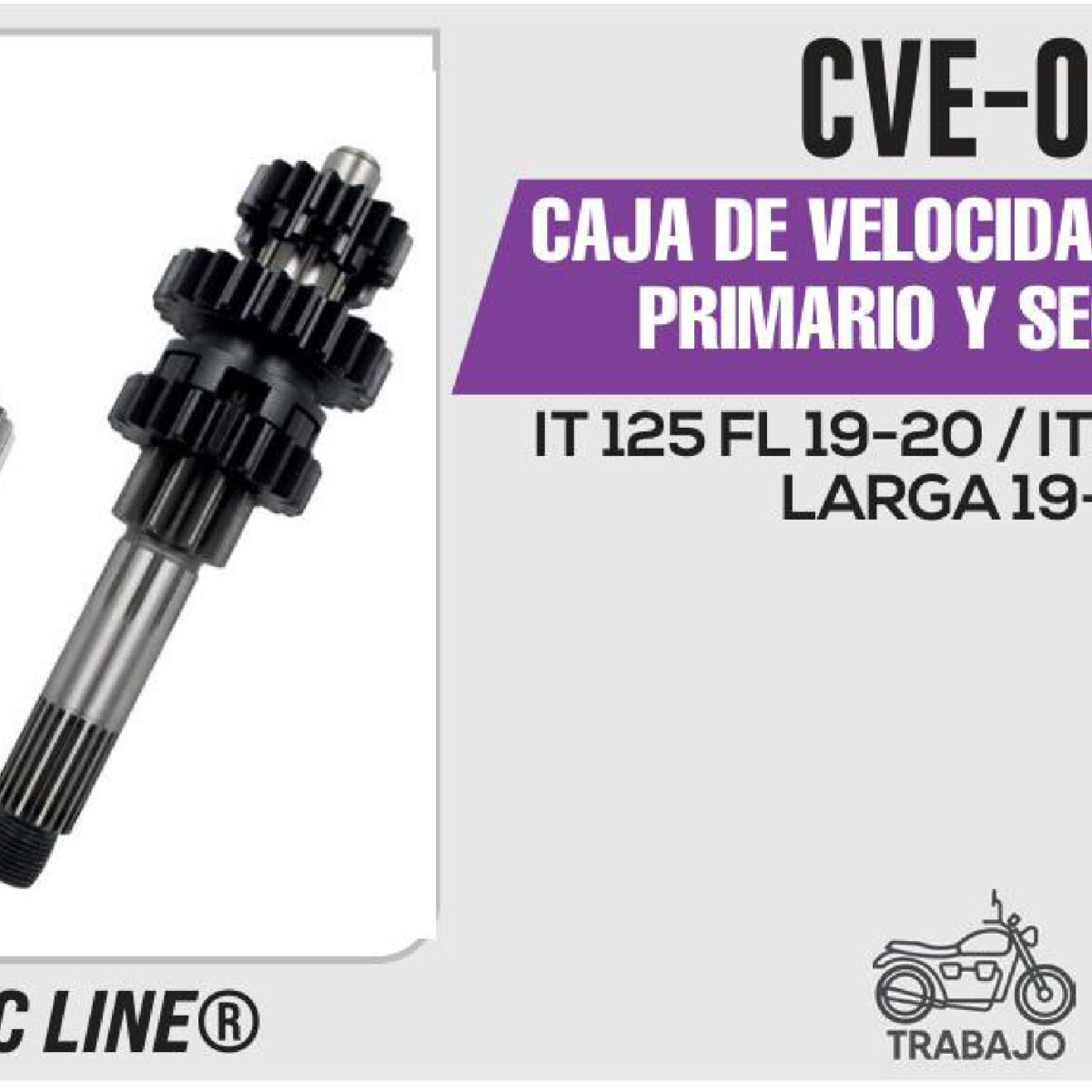 CAJA DE VELOCIDADES ENGRANE PRIMARIO Y SECUNDARIO
