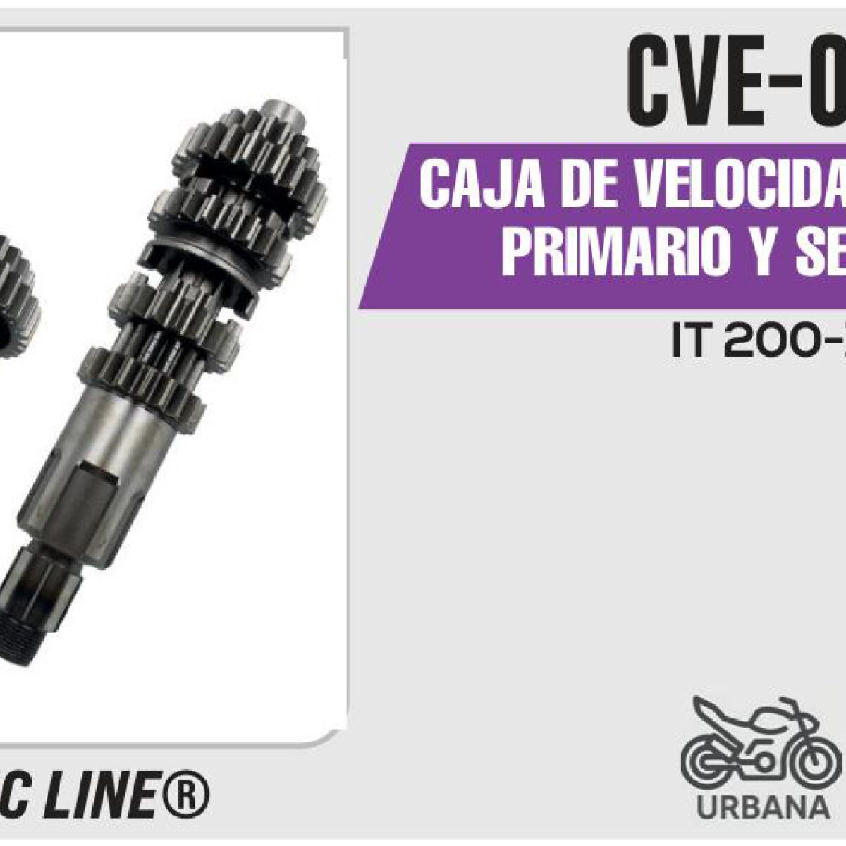 CAJA DE VELOCIDADES ENGRANE PRIMARIO Y SECUNDARIO