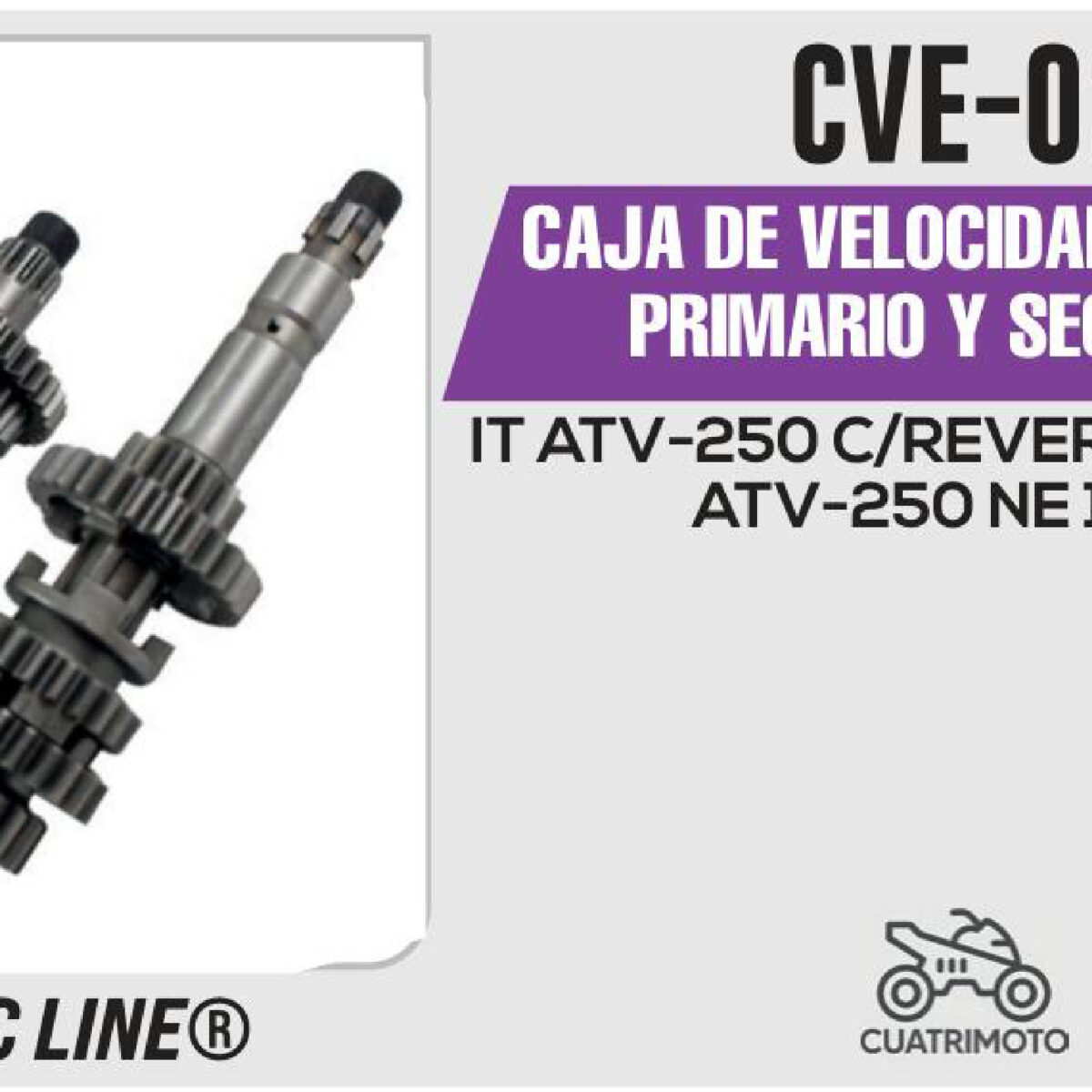 CAJA DE VELOCIDADES ENGRANE PRIMARIO Y SECUNDARIO