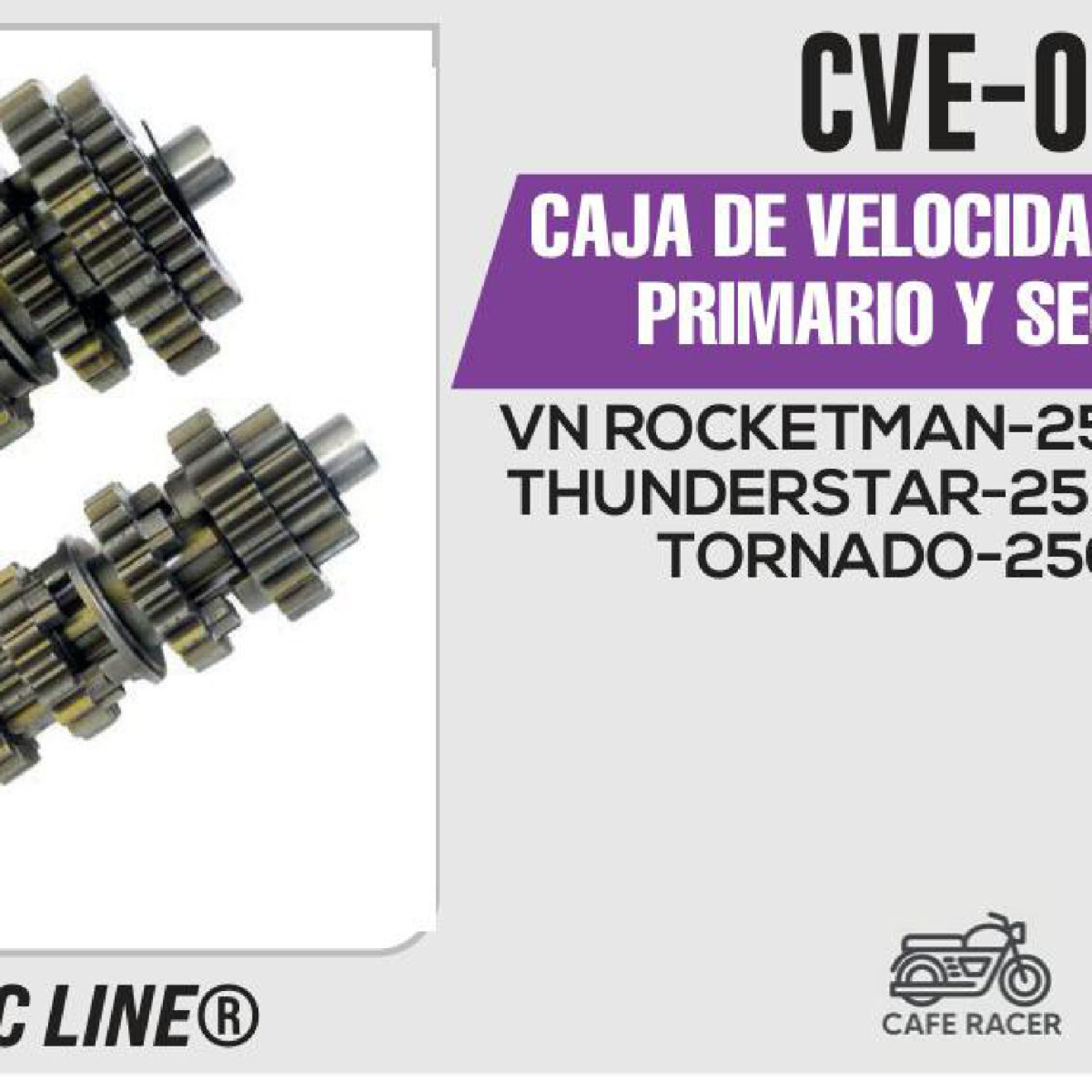 CAJA DE VELOCIDADES ENGRANE PRIMARIO Y SECUNDARIO
