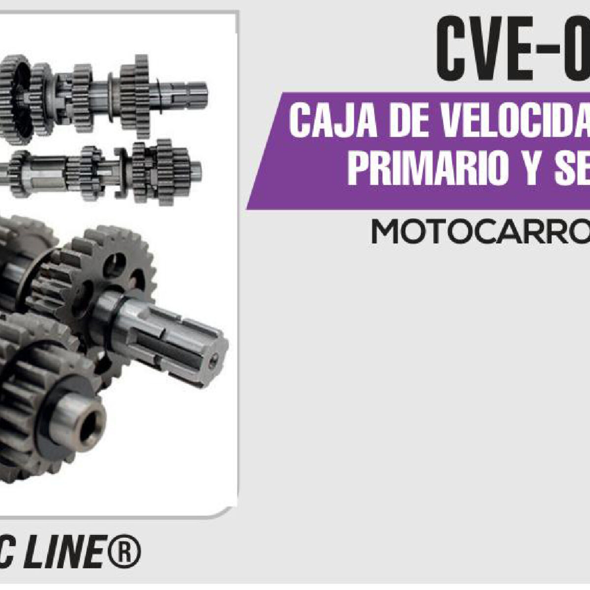 CAJA DE VELOCIDADES ENGRANE PRIMARIO Y SECUNDARIO