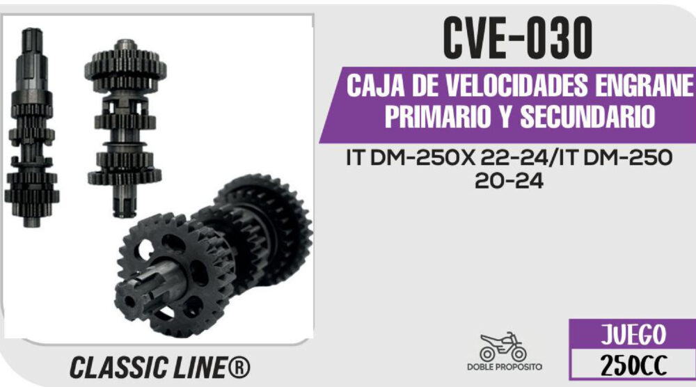 CAJA DE VELOCIDADES ENGRANE PRIMARIO Y SECUNDARIO