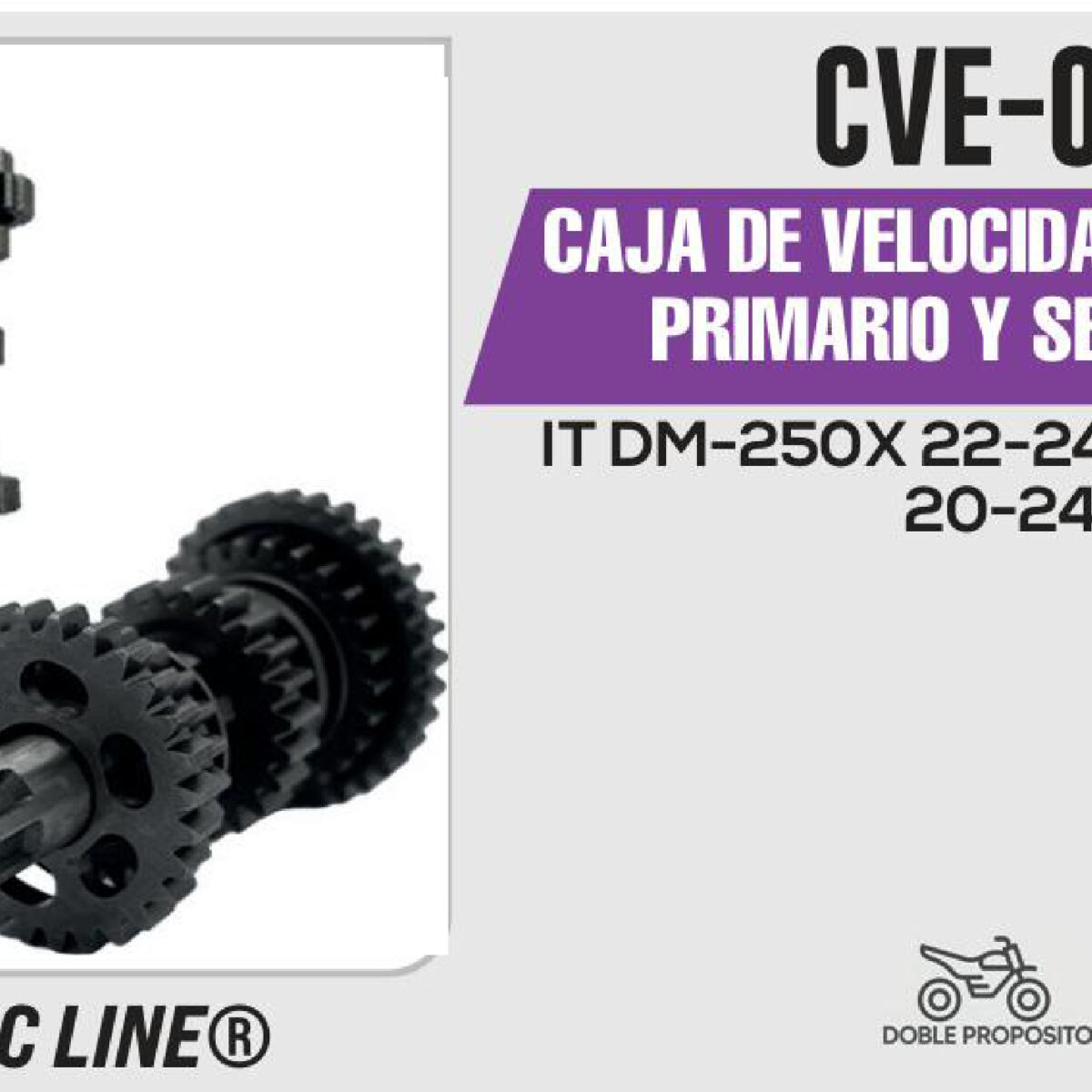 CAJA DE VELOCIDADES ENGRANE PRIMARIO Y SECUNDARIO