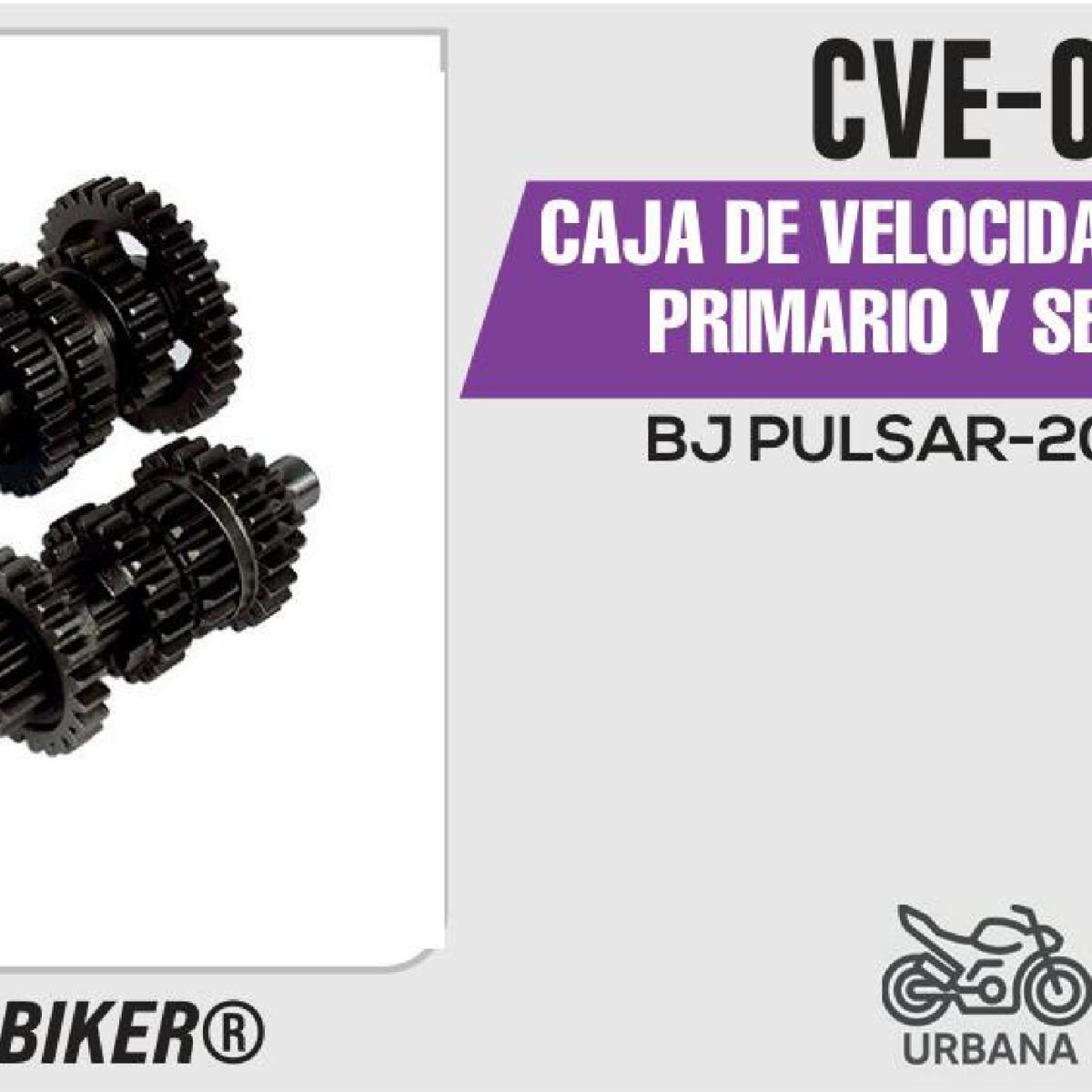 CAJA DE VELOCIDADES ENGRANE PRIMARIO Y SECUNDARIO