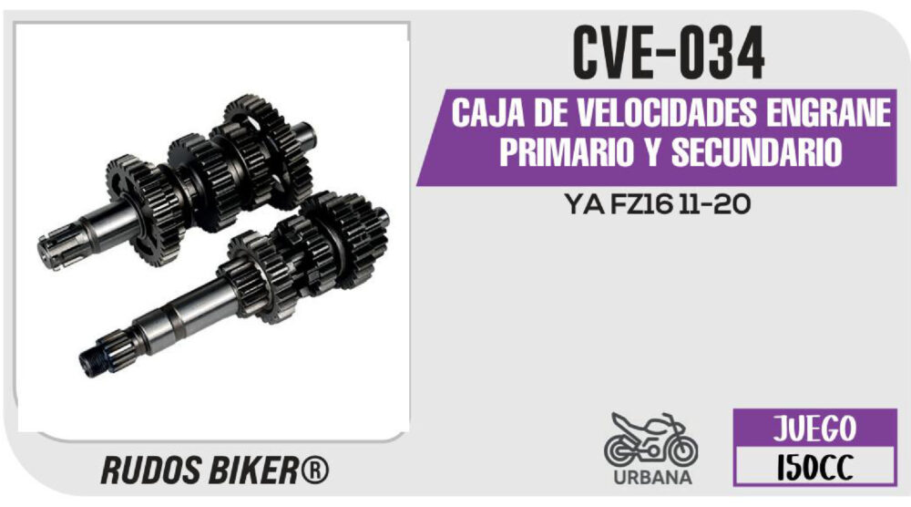 CAJA DE VELOCIDADES ENGRANE PRIMARIO Y SECUNDARIO 