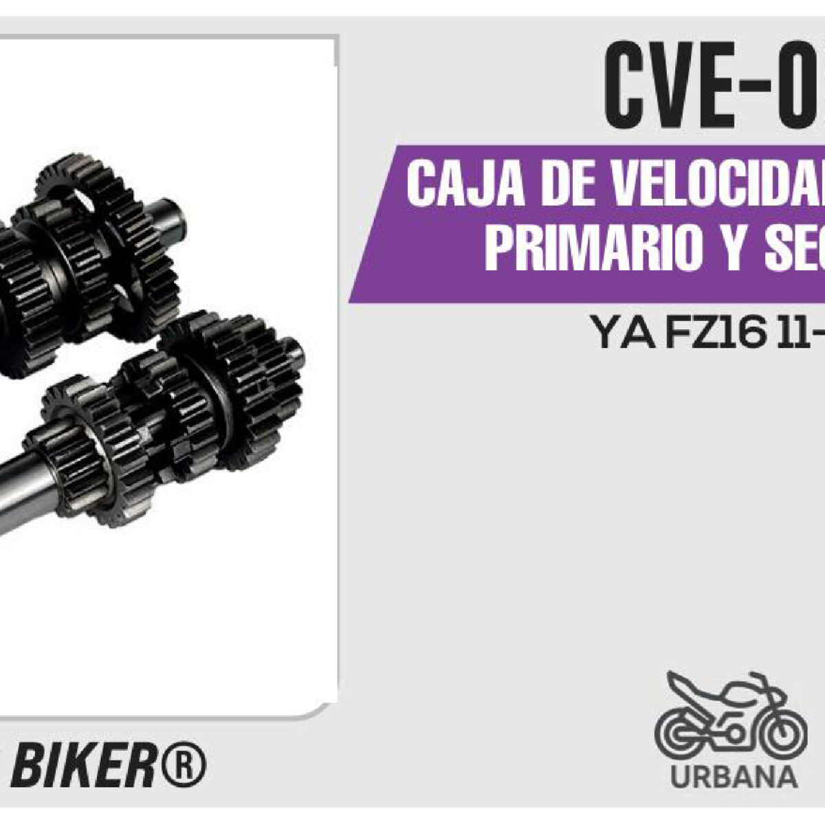 CAJA DE VELOCIDADES ENGRANE PRIMARIO Y SECUNDARIO 