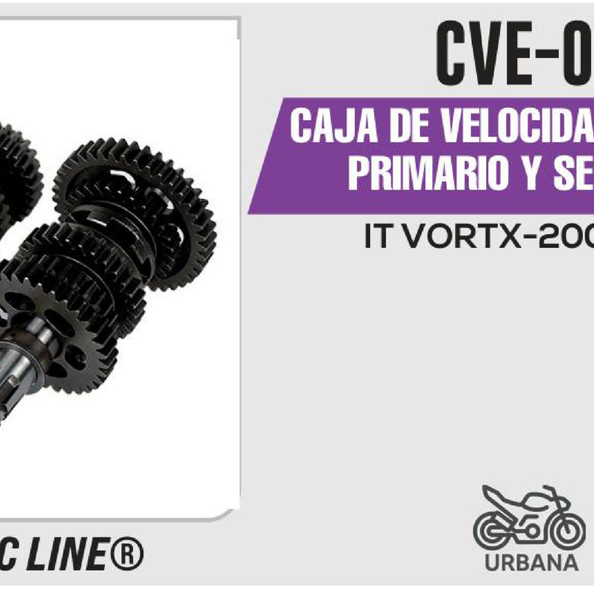 CAJA DE VELOCIDADES ENGRANE PRIMARIO Y SECUNDARIO