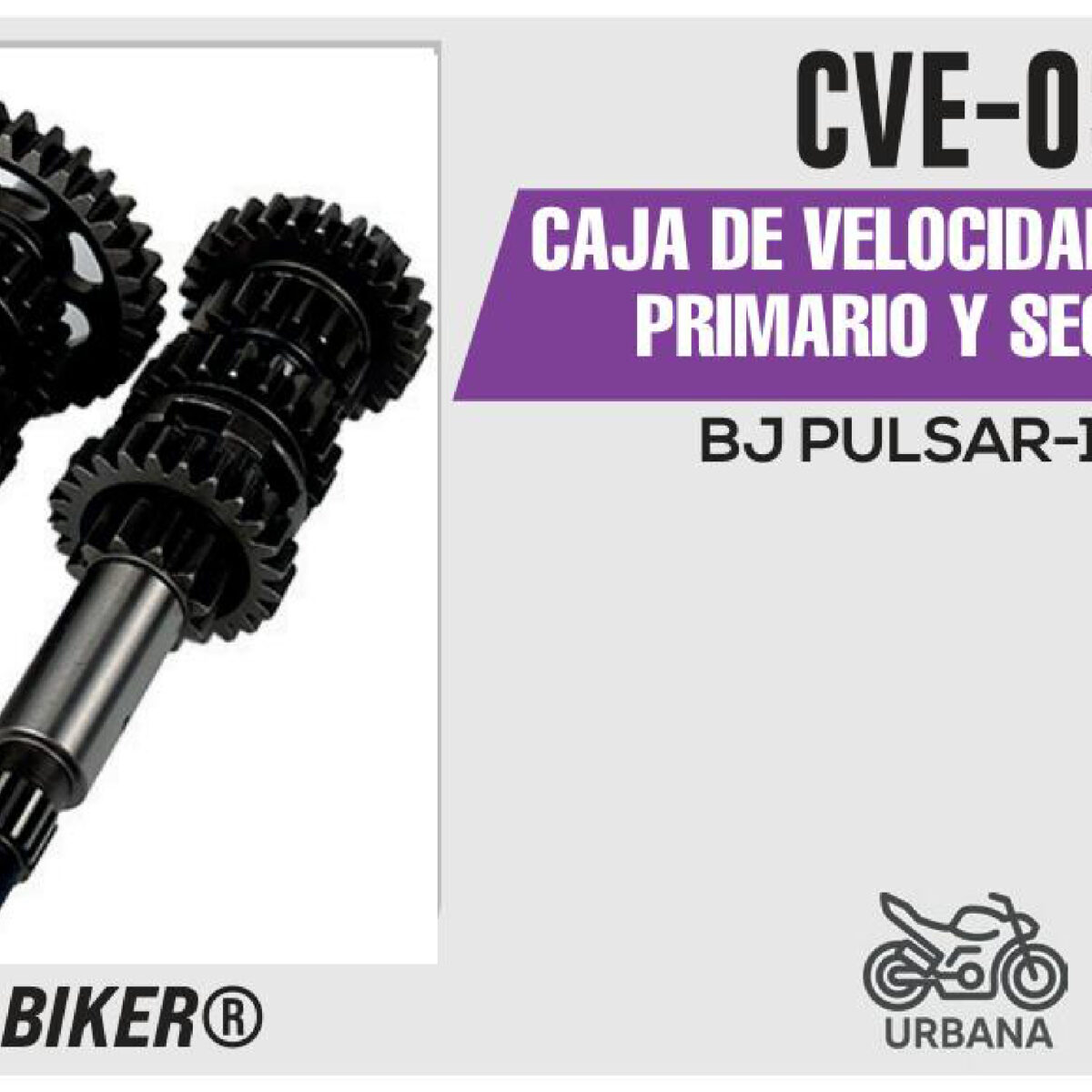 CAJA DE VELOCIDADES ENGRANE PRIMARIO Y SECUNDARIO