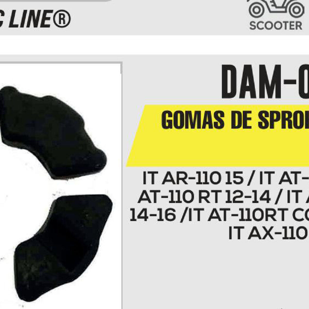 GOMAS DE SPROKET DAMPER