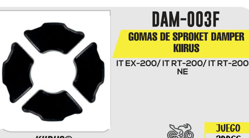 GOMAS DE SPROKET DAMPER