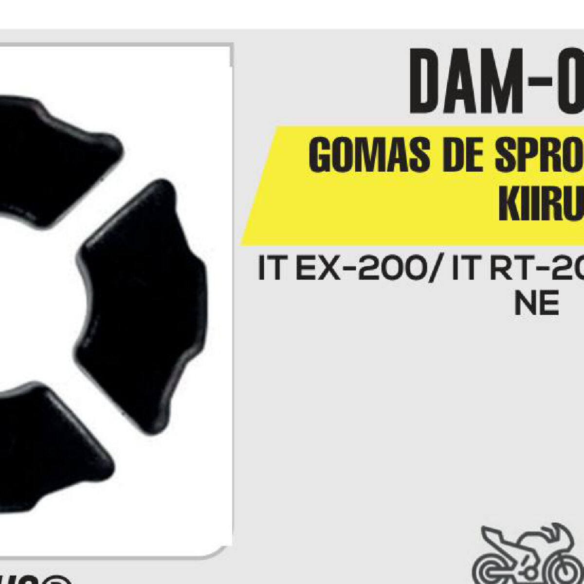 GOMAS DE SPROKET DAMPER