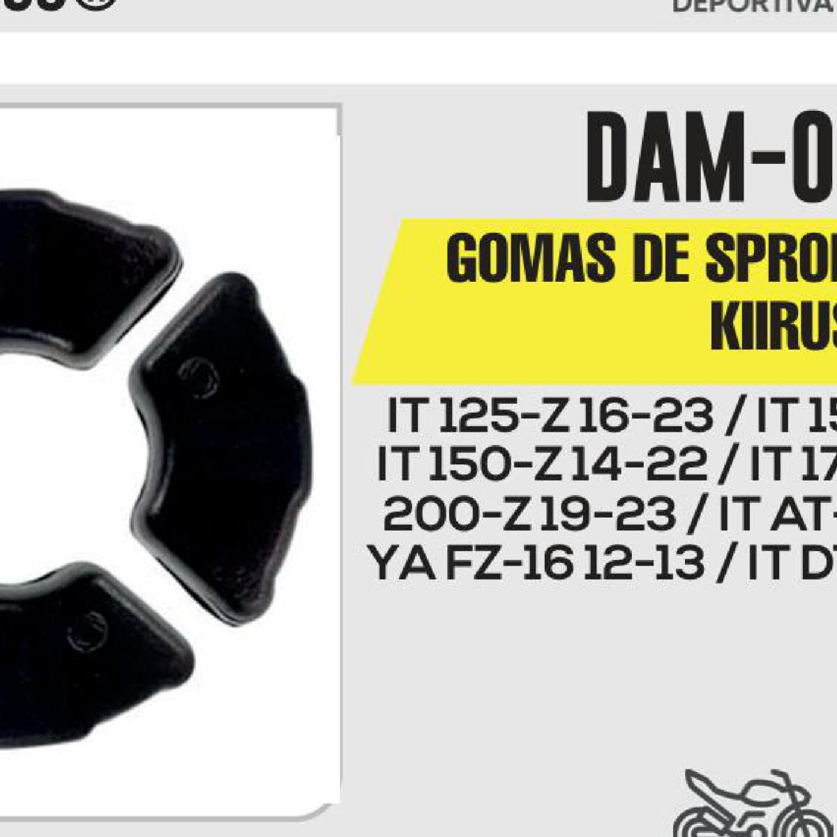 GOMAS DE SPROKET DAMPER