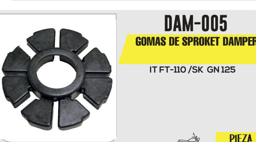 GOMAS DE SPROKET DAMPER