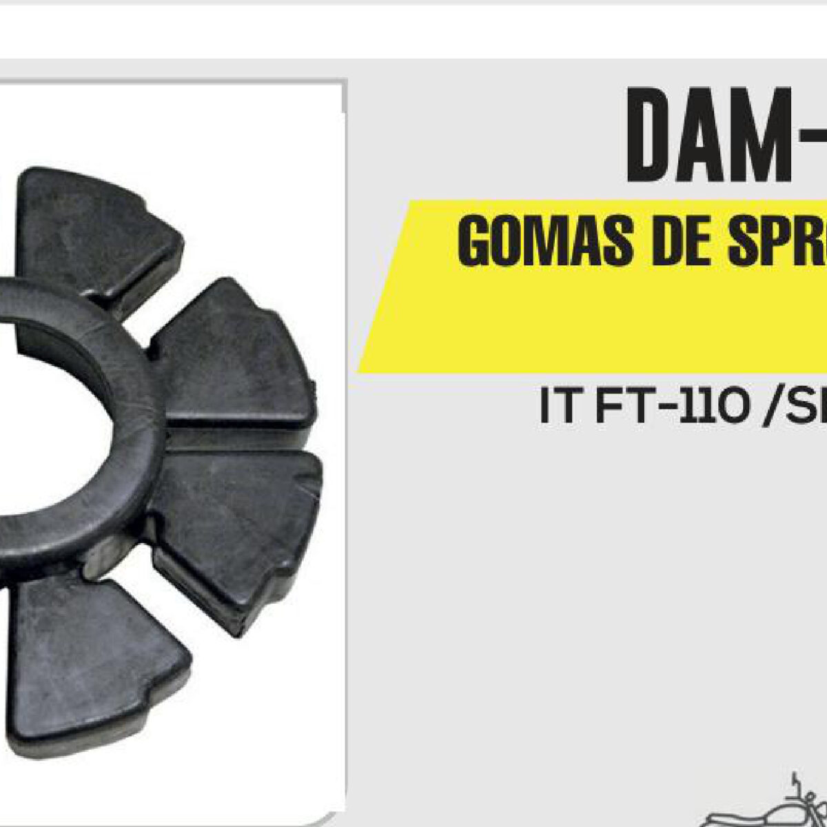 GOMAS DE SPROKET DAMPER