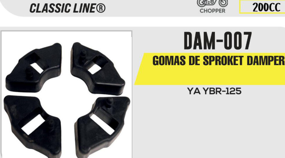 GOMAS DE SPROKET DAMPER