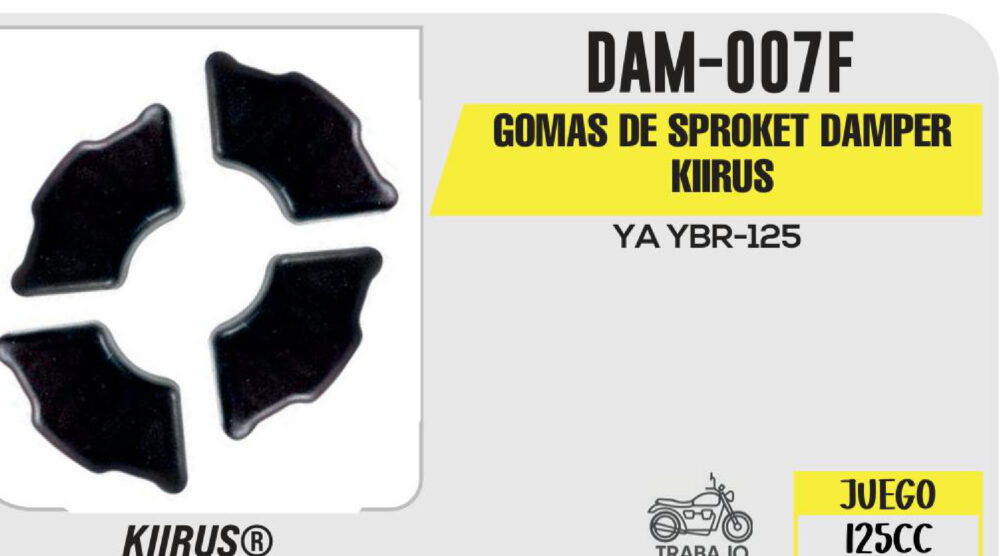 GOMAS DE SPROKET DAMPER