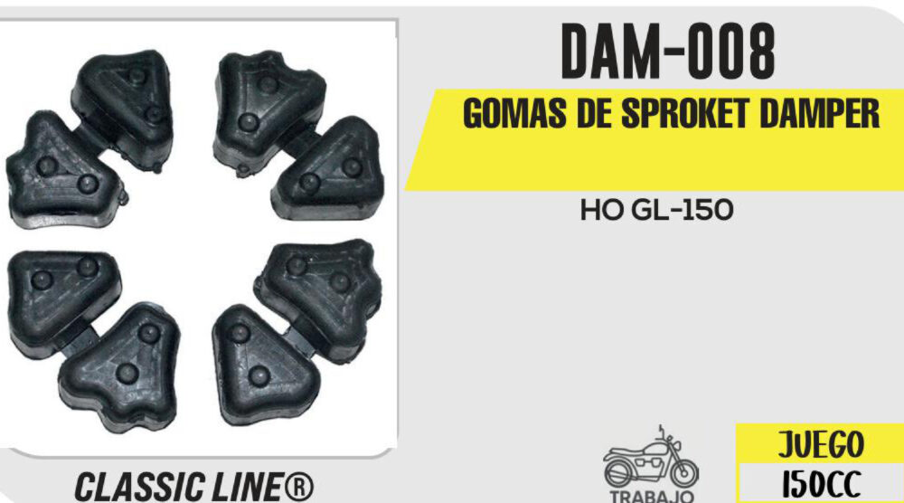 GOMAS DE SPROKET DAMPER