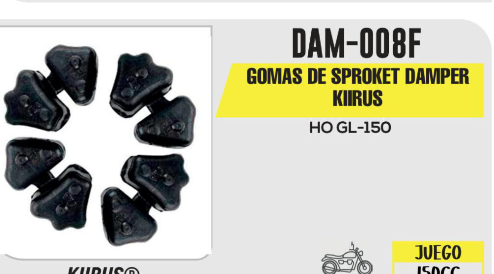 GOMAS DE SPROKET DAMPER