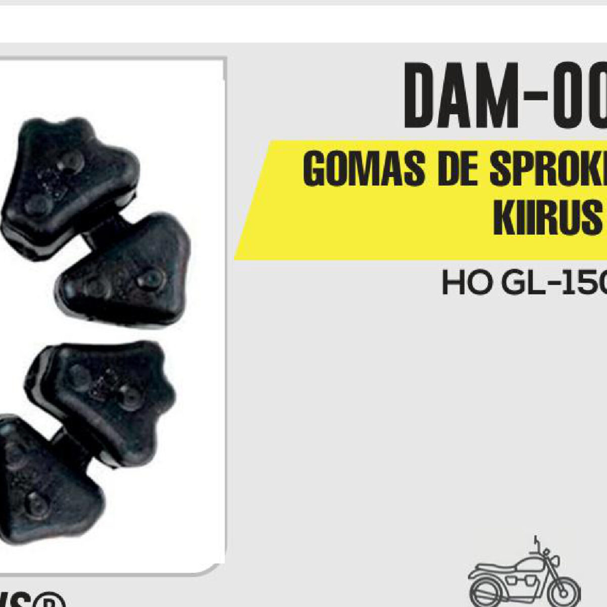 GOMAS DE SPROKET DAMPER
