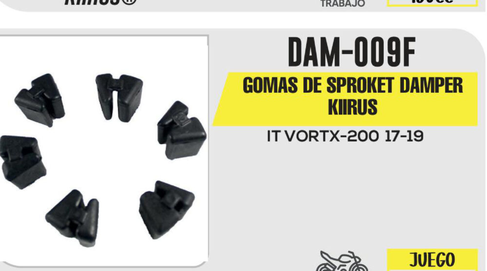 GOMAS DE SPROKET DAMPER
