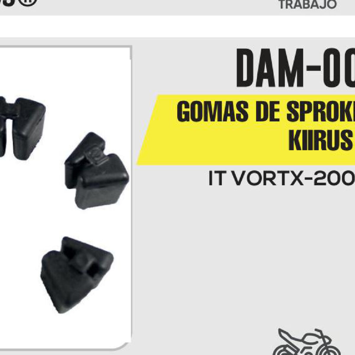 GOMAS DE SPROKET DAMPER