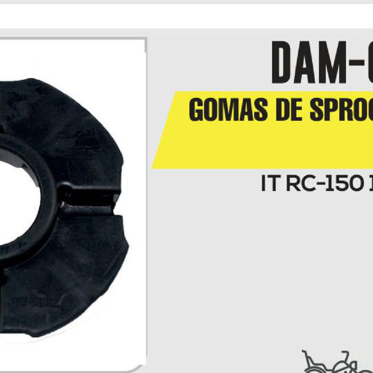 GOMA DE SPROCKET DAMPER