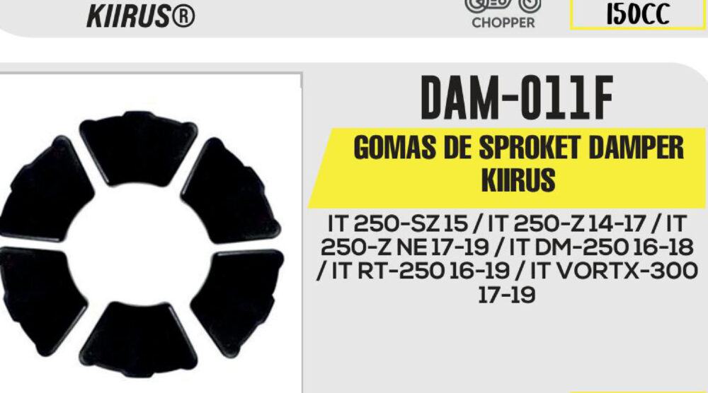 GOMAS DE SPROKET DAMPER
