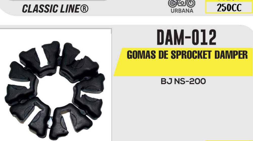 GOMAS DE SPROKET DAMPER