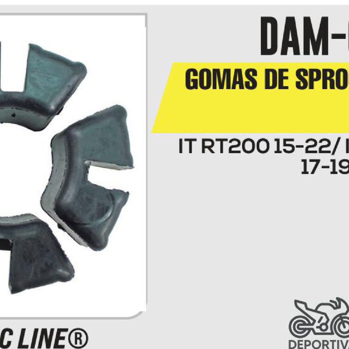GOMA DE SPROCKET DAMPER