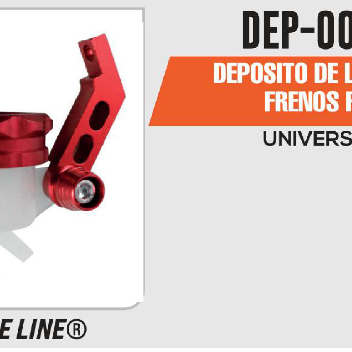 DEPOSITO DE LIQUIDO DE FRENOS ROJO