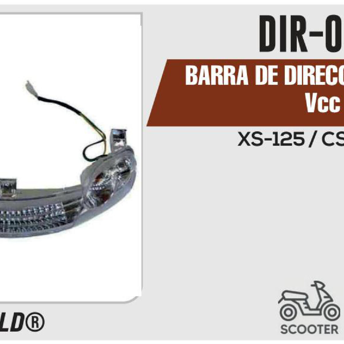 BARRA DE DIRECCIONALES 12Vcc