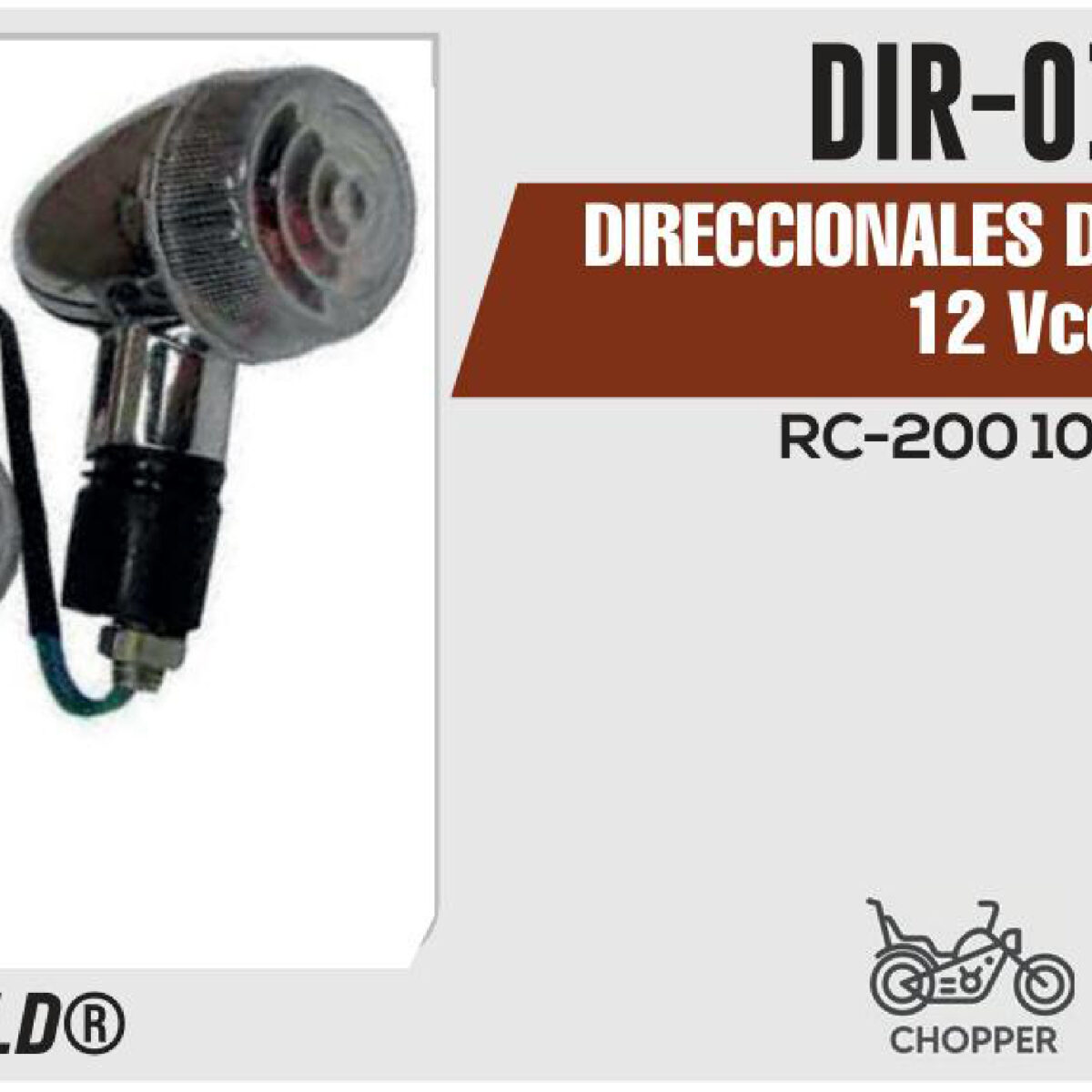 DIRECCIONALES DELANTERAS  12Vcc