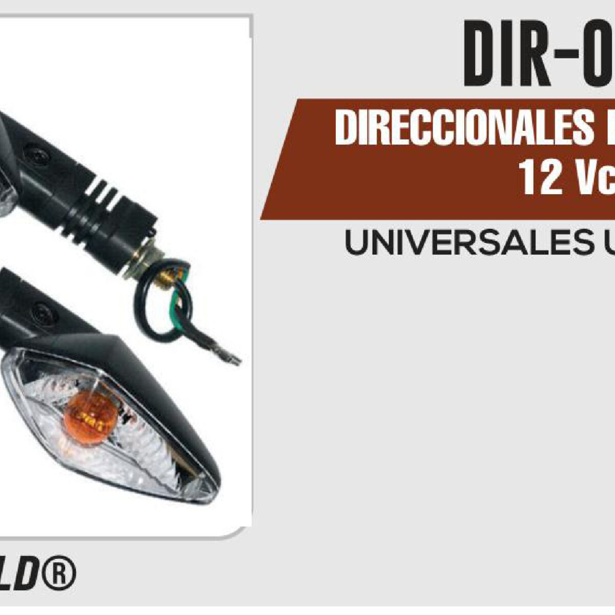 DIRECCIONALES DELANTERAS 12Vcc