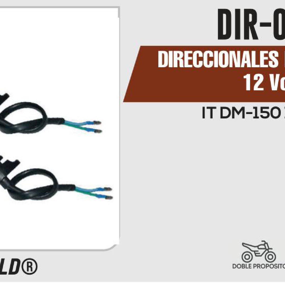 DIRECCIONALES DELANTERAS 12Vcc