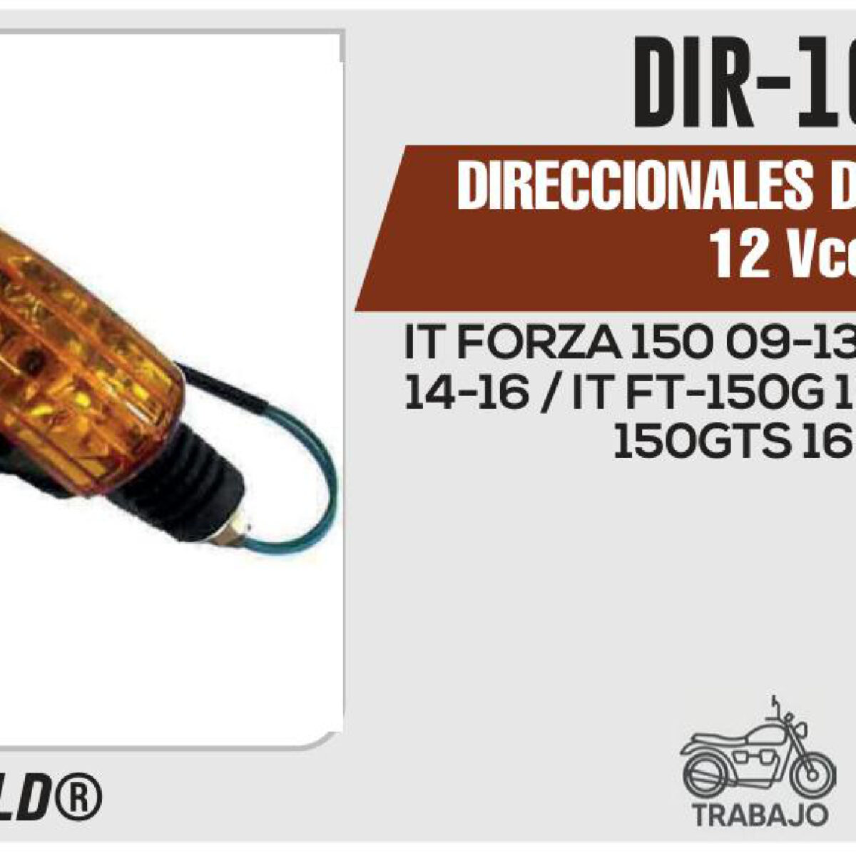 DIRECCIONALES DELANTERAS 12Vcc