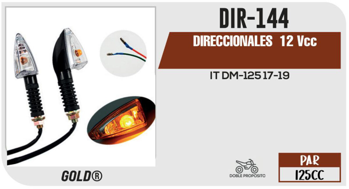 DIRECCIONALES 12Vcc