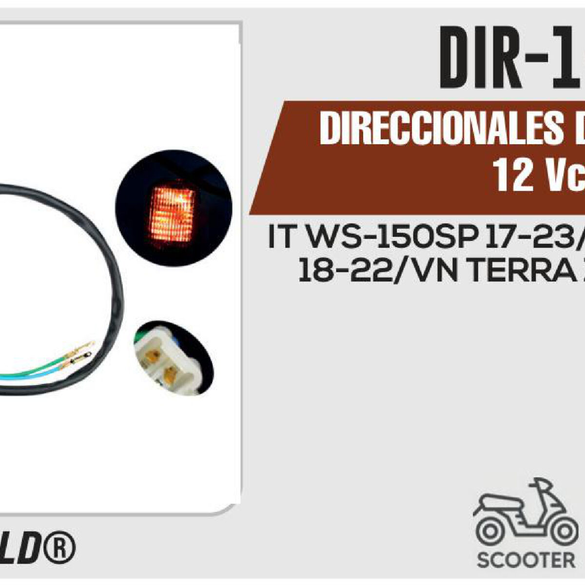 DIRECCIONALES DELANTERAS 12Vcc